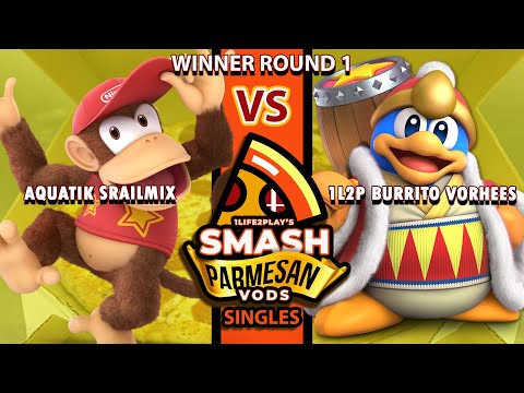 Smash Parmesan 6 | Winners Round 1 | Srailmix [Diddy Kong] vs 1L2P Burrito Vorhees [King DeDeDe]