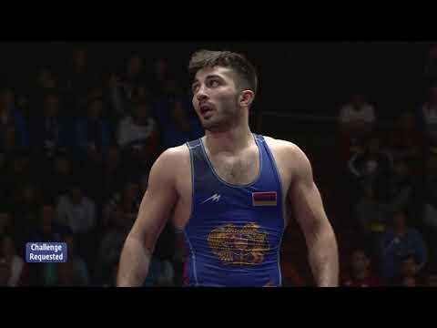 1/2 GR - 67 kg: N. ABDULLAEV (RUS) v. K. ASLANYAN (ARM)