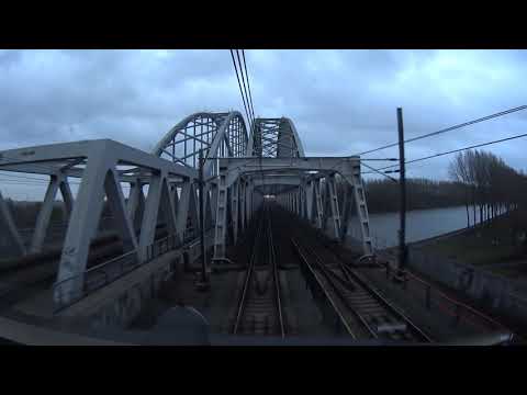 A train driver's view: Amsterdam CS - Almere Centrum, ICM, 03-Dec-2018.