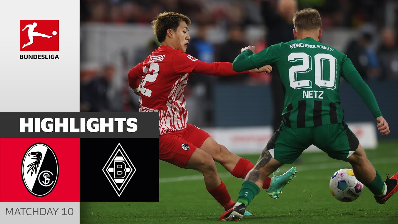 SC Freiburg vs Borussia Mönchengladbach highlights