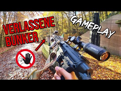 Airsoft at ABANDONED BUNKER Depot | SSR15 Gameplay