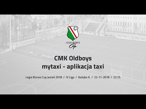 Skrót spotkania CMK Oldboys - mytaxi - aplikacja taxi ( Legia Biznes Cup Jesień 2018 )