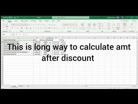 Excel time saving formula