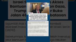 Download lagu Israel Buka Blokade Bantuan ke Jalur Gaza, Sempat Ditekan Trump Akibat Serang Warga Palestina mp3 Download lagu Israel Buka Blokade Bantuan ke Jalur Gaza, Sempat Ditekan Trump Akibat Serang Warga Palestina mp3