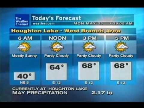 Houghton Lake Weatherstar XL- Memorial Day 2009 01:28 EDT