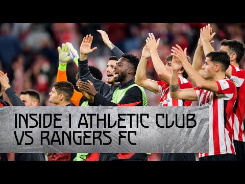 Imagen de portada del video INSIDE I Athletic Club 2-0 Rangers FC I Europa League I 1/4 – Vuelta