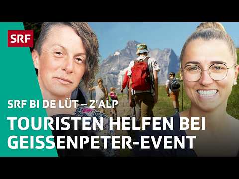 Martina & Viki zeigen Touristen die Berge & Geissenpeter | Z'Alp – SRF bi de Lüt | 2022 - 3/4 | SRF