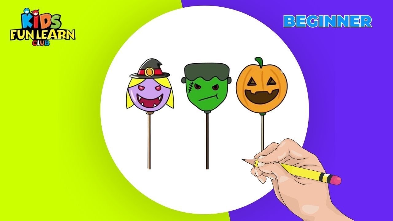 Make Cute Halloween Cake Pops Step by Step! for Kids