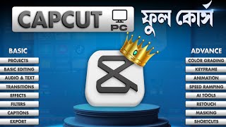 CapCut PC Full Tutorial 2025🔥| Beginner to Pro💻✨ No Watermark