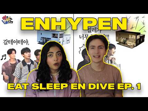 ENHYPEN - Eat Sleep EN Dive | EP.1 | Music Producer Couple Reacts | THOSE BUGS ARE HUGE!