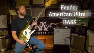 Video thumbnail for NEW Fender American Ultra II Bass REVIEW by Willcutt Guitars