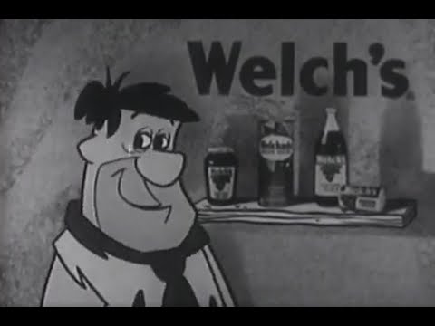 HB - 052  Flintstone  for Welchade B&W - Laserdisc: "Fred To The Tee Vee set"