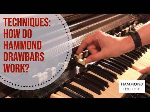 How do Hammond organ drawbars work (on the C3 used in bands like Deep Purple)?