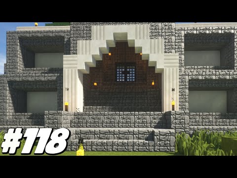 FINISHING THE OUTSIDE OF THE INDOMINUS REX ENCLOSURE | MINECRAFT DINOSAURS |EP 118