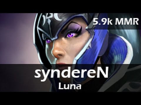 893: syndereN as Luna Safelane(R)  - 5.9k MMR Ranked DOTA 2 Gameplay VOD