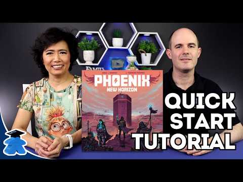 Phoenix New Horizon - Start Playing in 14 minutes - Concise Board Game Tutorial