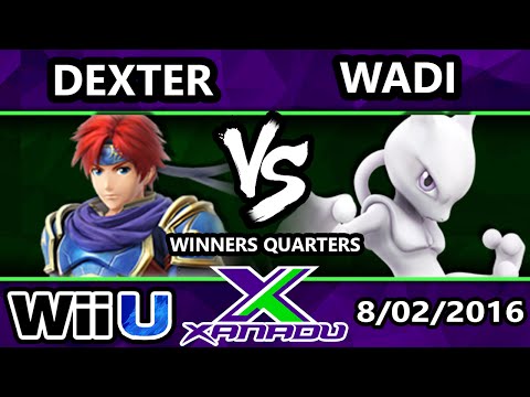 S@X 161 - WaDi (Mewtwo) Vs. Dexter (Roy) SSB4 Tournament - Winners Quarters - Smash 4