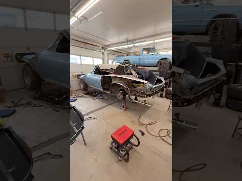 Cutting up another one, quarter panel replacement on this #1968 #chevelle #malibu #rusty #sheetmetal