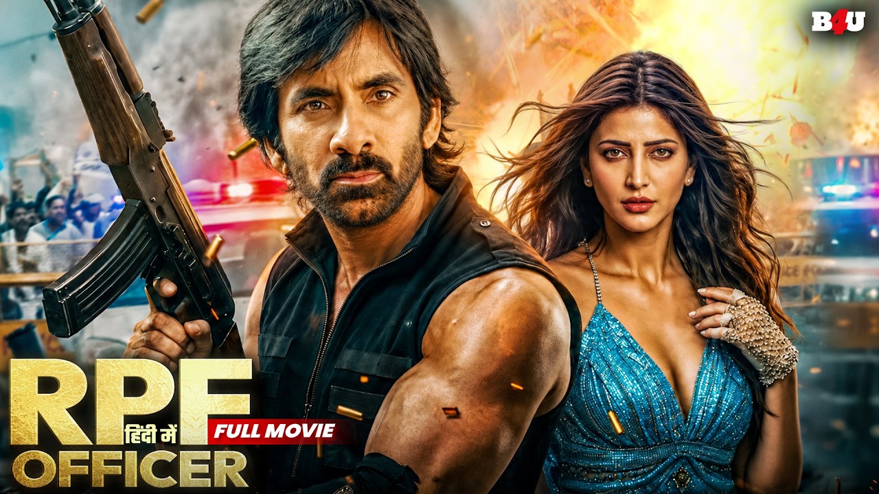 RPF OFFICER (HD) - RAVI TEJA NEW BLOCKBUSTER ACTION HINDI MOVIE - NEW SOUTH HINDI DUBBED DHAMAKA