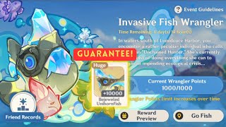 How To Get Bejeweled Unihornfish - 5.4 EVENT Invasive Fish Wrangler | Genshin Impact