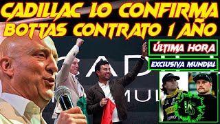 SERGIO PÉREZ CONSAGRADO, CEO CADILLAC F1 CONFIRMA QUE BOTTAS LUCHARÁ CON HERTA PARA PLAZA F1 DE 2027