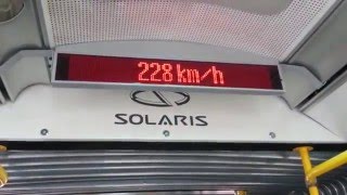 KZK GOP autobus 689 jedzie na rekord ponad 200km/h