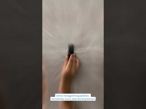 Gambar Stora Gantungan Dinding Permanen Serbaguna Ukuran M Set 2 pcs