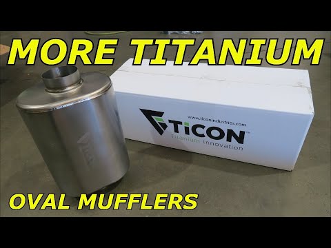 Titanium Oval Mufflers AT LAST!