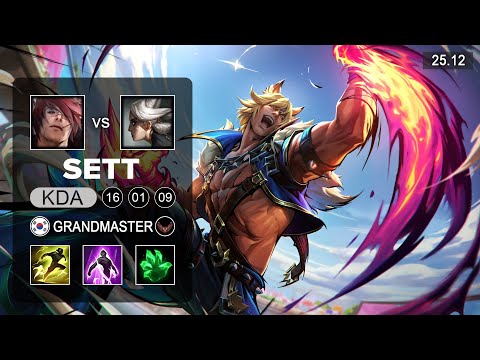 Sett vs Camille Top - KR Grandmaster - Patch 25.12 Season 15