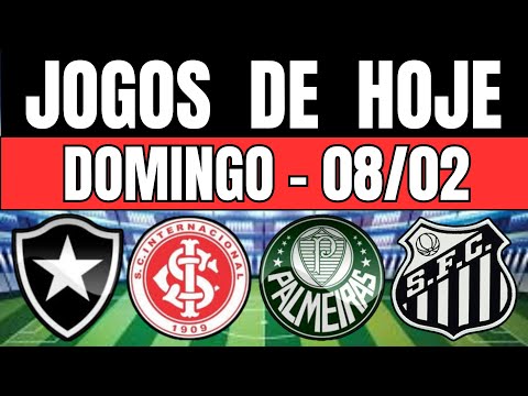 TODAY'S GAMES | BRAZILIAN CHAMPIONSHIP 2026 | SUNDAY 08/02/2026 | TODAY'S GAMES