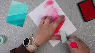 Beginner Friendly THREE INGREDIENT Card Making DIY Ombre Cards(1372)