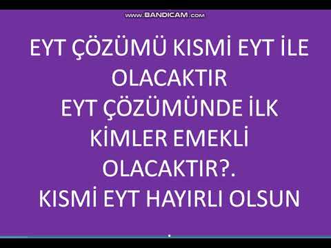 SON DAKİKA EYT Lİ KISMİ EYT İLE EMEKLİ OLUYOR HAYIRLI OLSUN