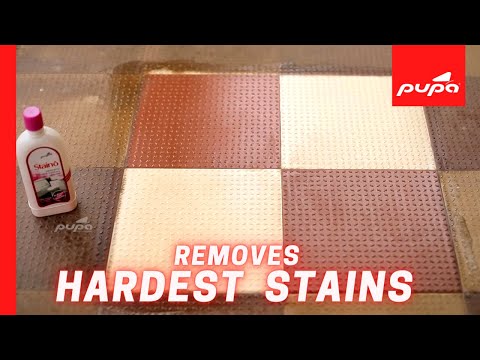 How to clean hard stains on Tiles and Sanitary ware |Pupa Staino Heavy duty Tiles & Sanitary cleaner
