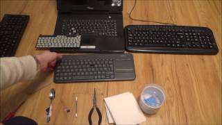 How to Remove, Clean & Replace KEYS on various different PC/Laptop Keyboards