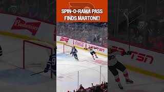 Konecny put the puck on a STRING ????‍????