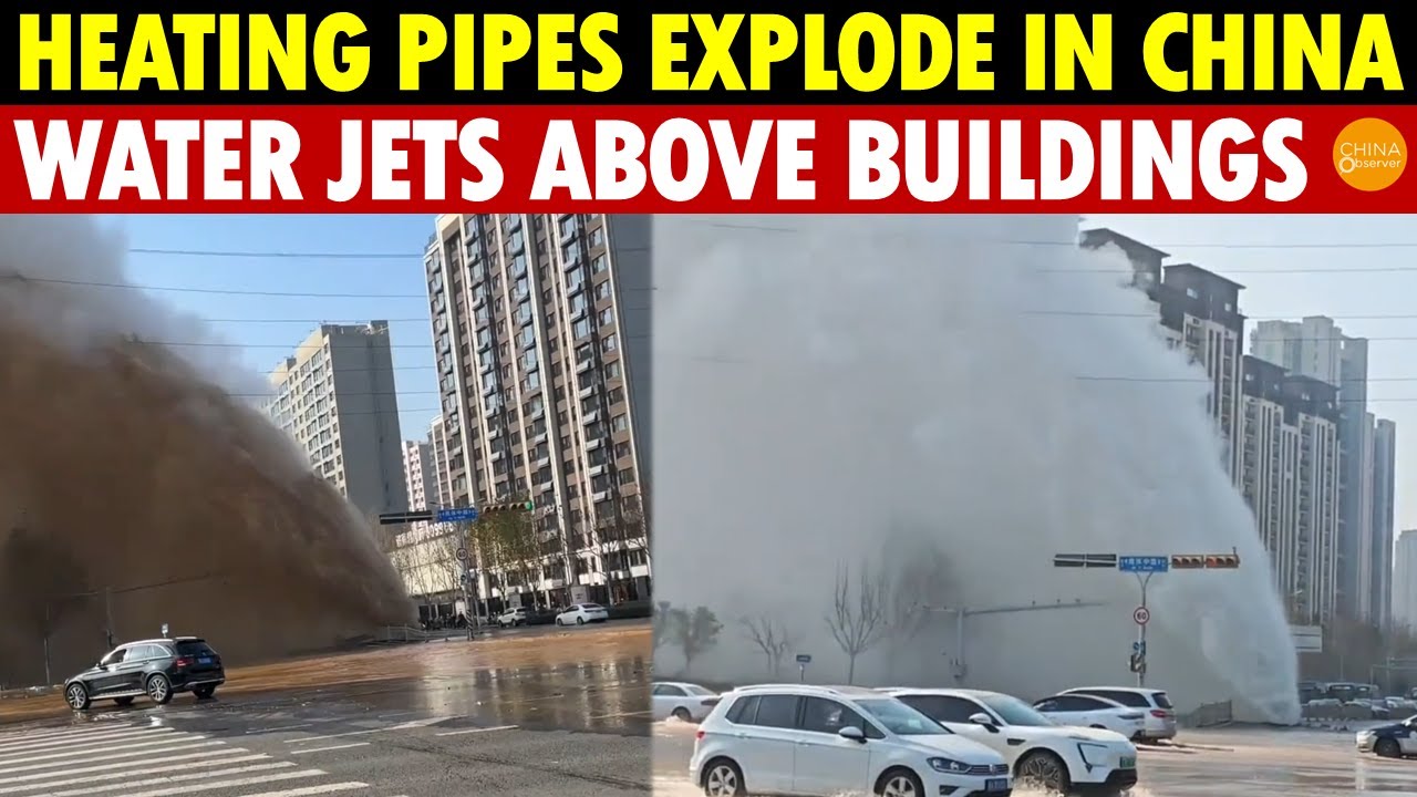 China’s Tofu-Dreg Infrastructure Disaster! Heating Pipes Burst, City Left Freezing