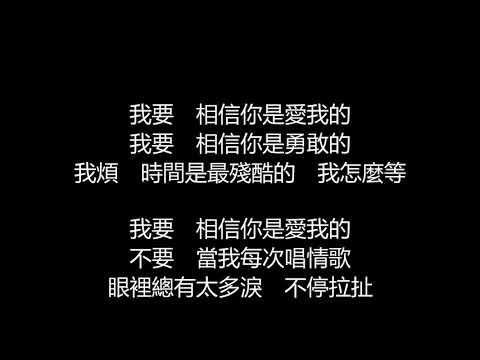 張惠妹 - 你是愛我的(歌詞版)