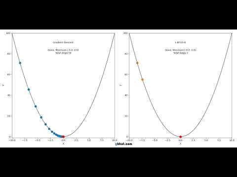 Gradient Descent vs L-BFGS-B