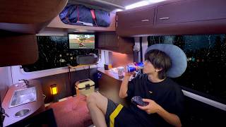 軽自動車キャンピングカーで車中泊しながら1000km運転の旅。