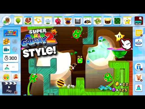 Adding a Mario Galaxy Game Style In Mario Maker!