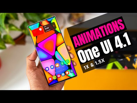 One UI 4.1 Animations on Samsung Galaxy S 22 Ultra @ 1X & 1.5 X - Enjoy with some cool music