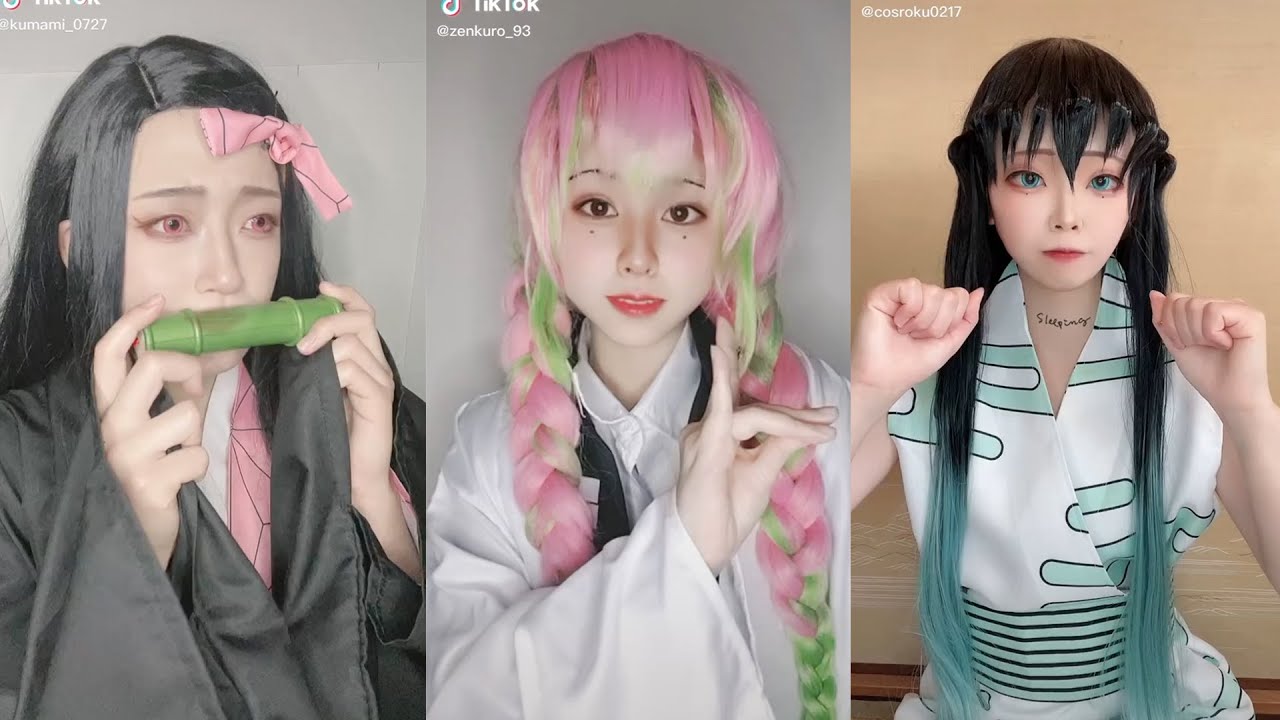 ティックトック鬼滅の刃 コスプレKimetsu no Yaiba (demon Slayer)0171