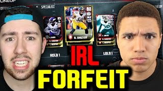 THE GREATEST COMEBACK! MADDEN 17 IRL FORFEIT