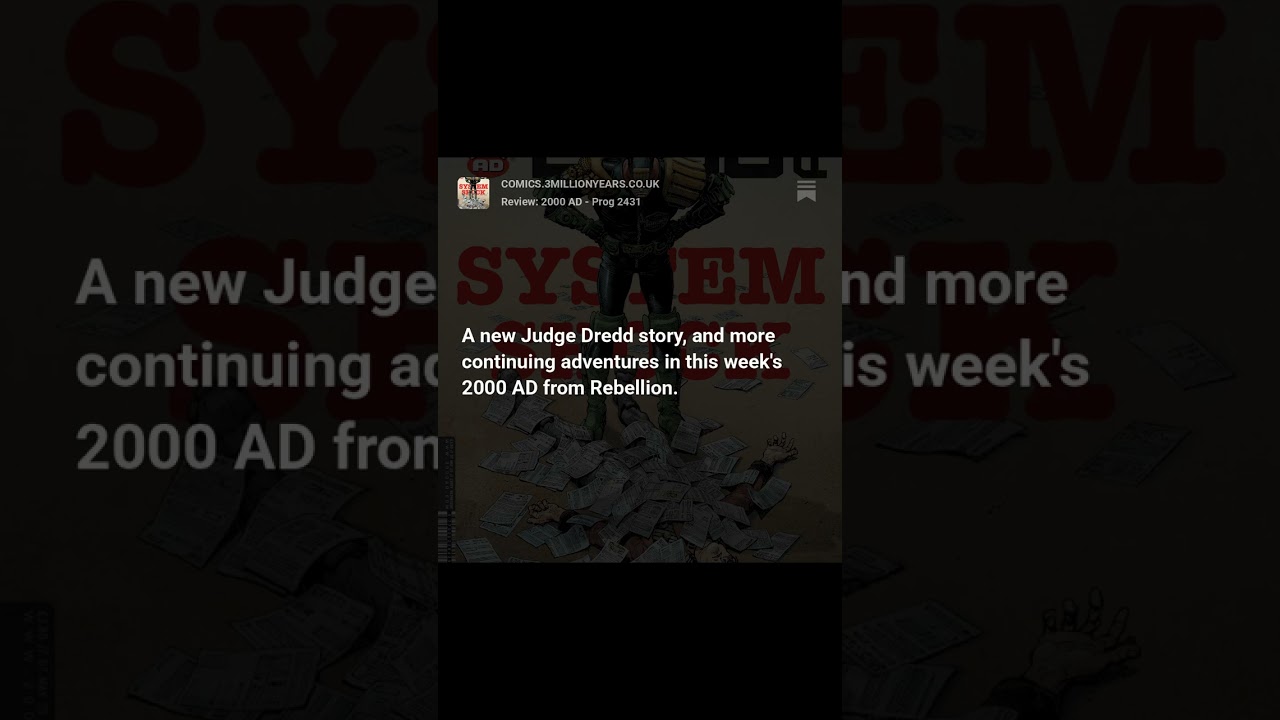 Review: 2000 AD - Prog 2431