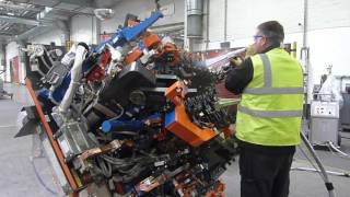 Cleaning Door Jigs At GM Vauxhall Using ASCO Dry Ice Blasting