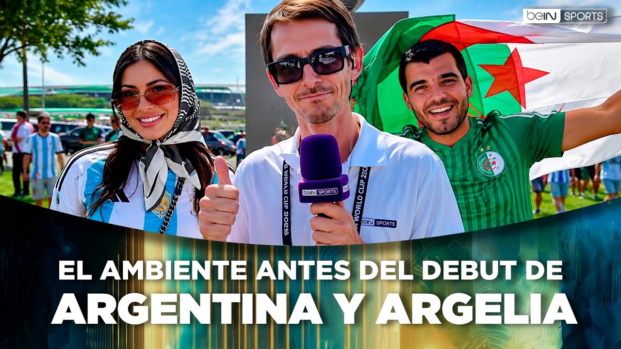 Argentina y Argelia protagonizan una fiesta de aficiones en Kansas City | beINSPORTS