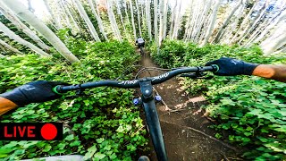 LIVE - BIKING UP IN JACKSON HOLE!
