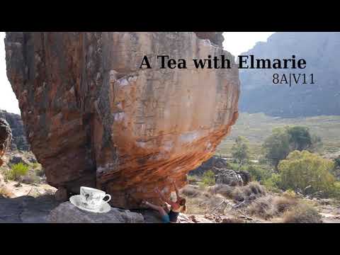 A tea with Elmarie, 8a. Rocklands