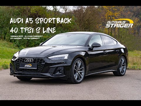 Audi A5 Sportback 40 TFSI S Line (204 PS) Interior & Exterior Details 4K