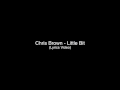 Chris Brown 'little bit' (lyrics)